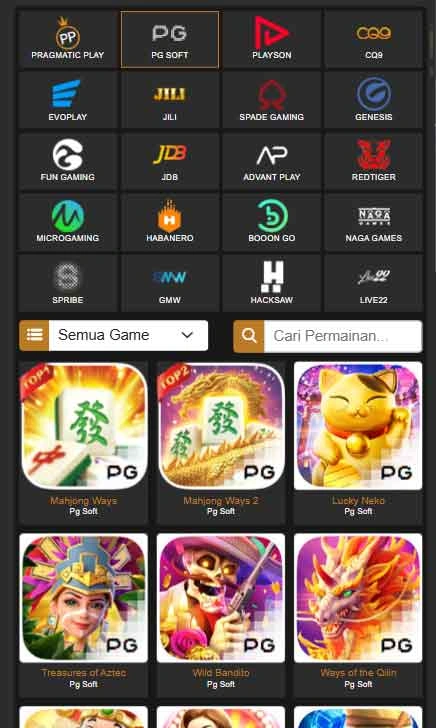 Engine Slot APK Cheat Versi Mantul pilih game